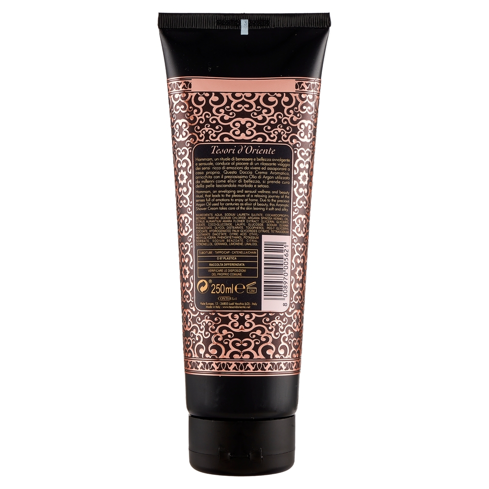 Tesori d'Oriente Hammam Doccia Crema Aromatica Olio di Argan e Fiori di Arancio 250 ml